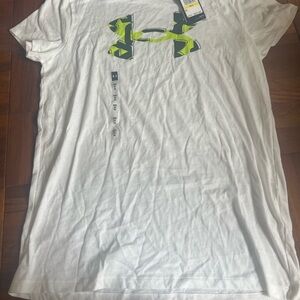 Under Armour Women’s Logo T-Shirt Medium NWT White Athleisure
